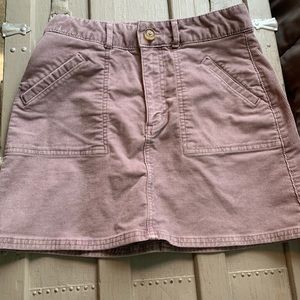 Pink Corduroy American Eagle skirt